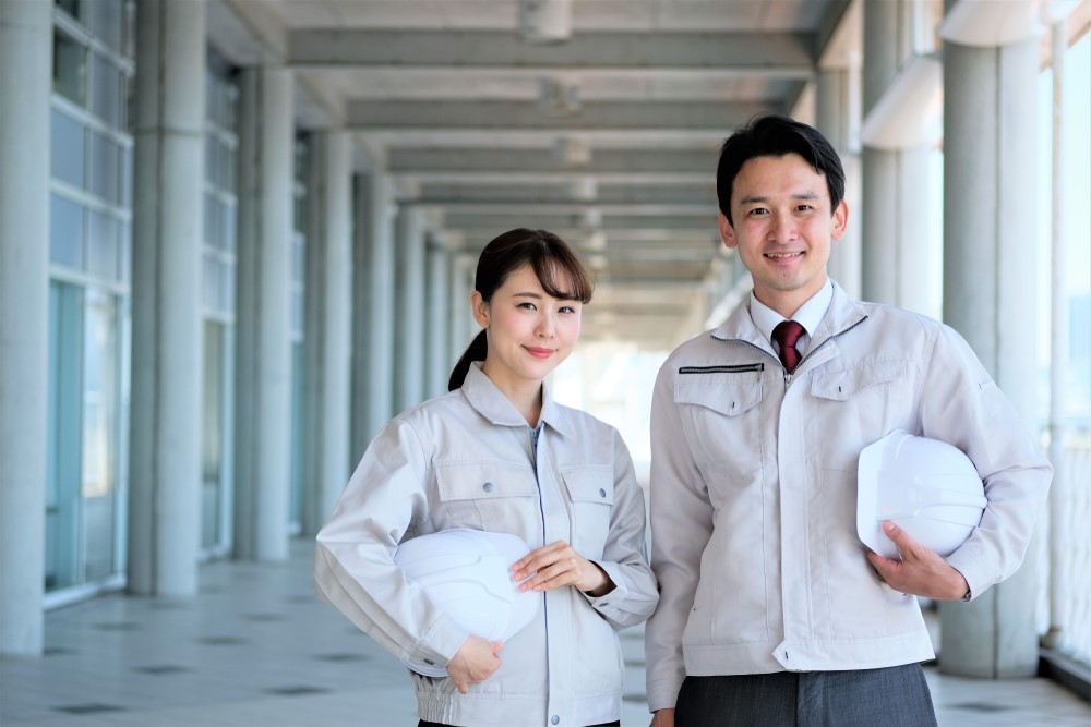 男性と女性の業者